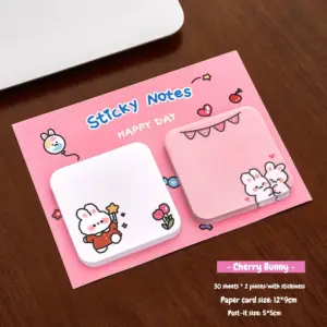 Colorful Cartoon Sticky Notes Set with Animal Designs 17 S17679cb9b02841d0b50dd16467a82233f