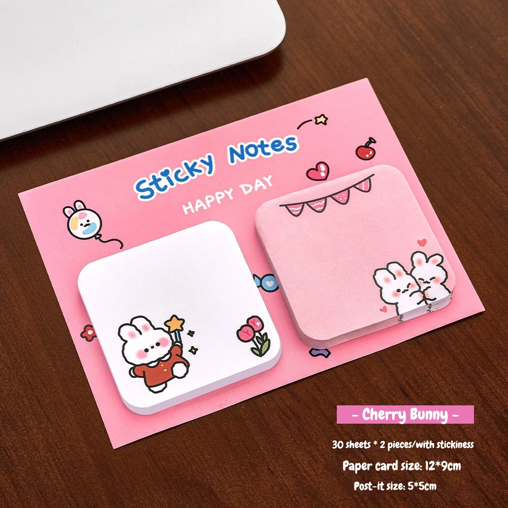 Colorful Cartoon Sticky Notes Set with Animal Designs 8 Colorful Cartoon Sticky Notes Set with Animal Designs - Image 8