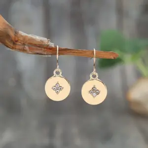 Vintage Gold Round Drop Earrings for Women 7 S1774e5701be24c5cb2976c9dd587f358G