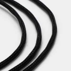 Premium Black Braided Audio Ground Wire 18 AWG 11 S1794123f73824676982af7b302f8e440P