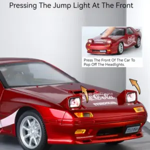 1:24 Scale Diecast Sportscar with Light and Sound 11 S17b589742cd94916a3e3456c32eeede0L