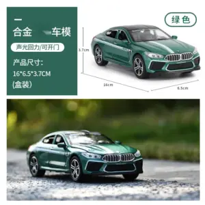 Black and Gold Alloy Model Car 1:32 Scale 13 S17c1906a3b8047e997fea8851a12074dG