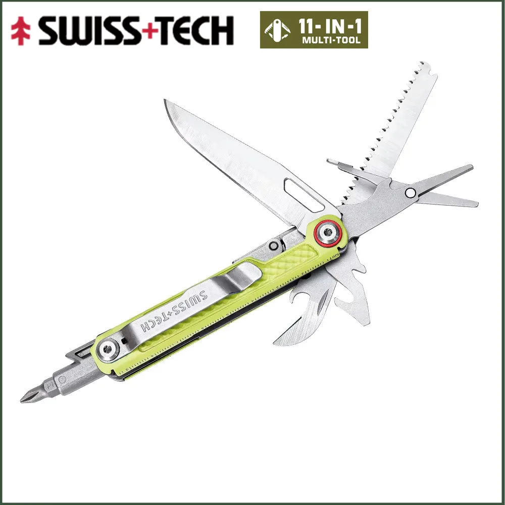 Swiss Tech 11-in-1 Compact Multitool 5 Swiss Tech 11-in-1 Compact Multitool - Image 5