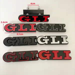 Volkswagen GLI Badge 9.1cm Metal Emblem 12 S17ec41f0e4de4a62a1d9ced0ac507f26w