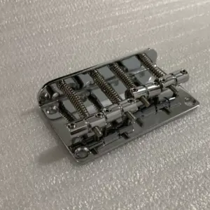 Chromed 4-String Electric Bass Bridge 6 S17ed33dafeb9465abd5369eb7046651bh