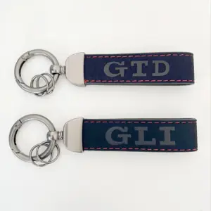 VW Leather Keychain with Model Badge 8 S17ee6a18dc2c4ea08cce38f5c7dbb38eH