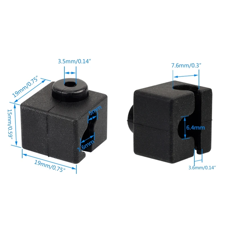 V5 Heating Block Silicone Cover Set (5 Pieces) 6 V5 Heating Block Silicone Cover Set (5 Pieces) - Image 6