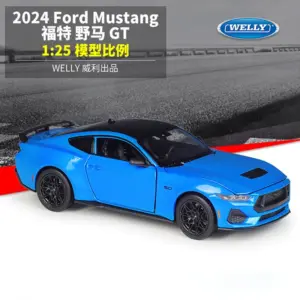 Ford Mustang GT 2024 Diecast Model in 1:25 Scale 7 S17f5f1311e234e48a6b80c5d503209ebq