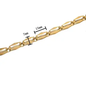 Heavy Gold-Plated Stainless Steel Jewelry Chain 16 S17f8bfb882904692a0ae1a64546d0016R
