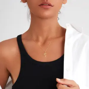 Birth Month Flower Necklace Collection 11 S17fb6f0bff7d42ef82d40044f5a0f668i