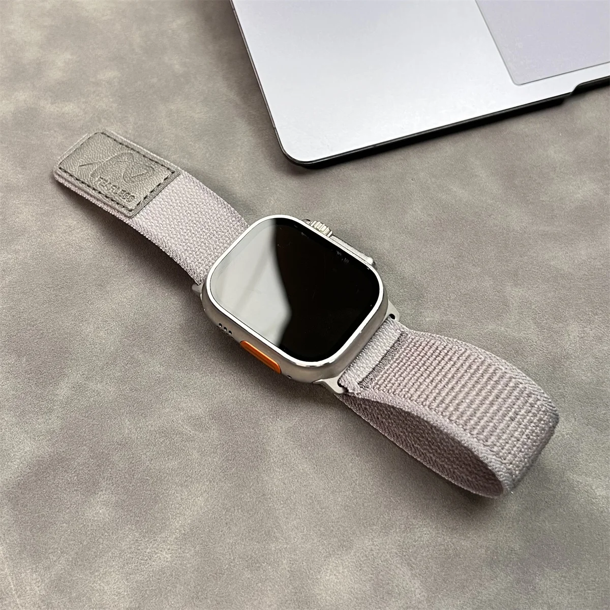 Nylon Leather Apple Watch Strap 38-49mm 9 Nylon Leather Apple Watch Strap 38-49mm - Image 9