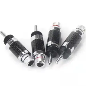 Japanese Rhodium-Plated Speaker Connectors Set 15 S180bd13b90d948b7b9cc4e21ad61d8d1U