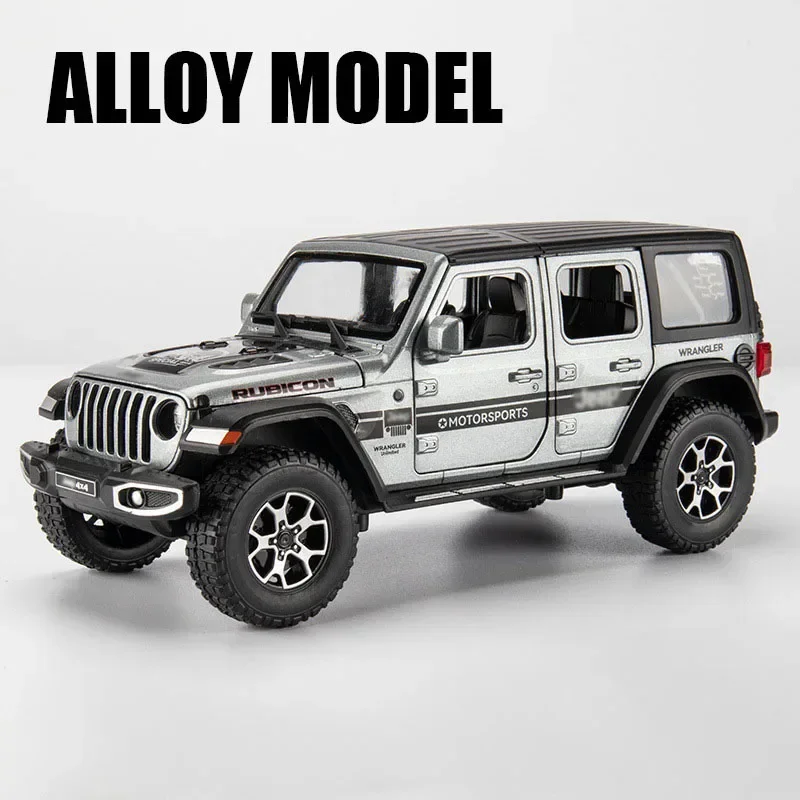Vibrant 1:22 Scale Jeep Rubicon Diecast Model 7 Vibrant 1:22 Scale Jeep Rubicon Diecast Model - Image 7