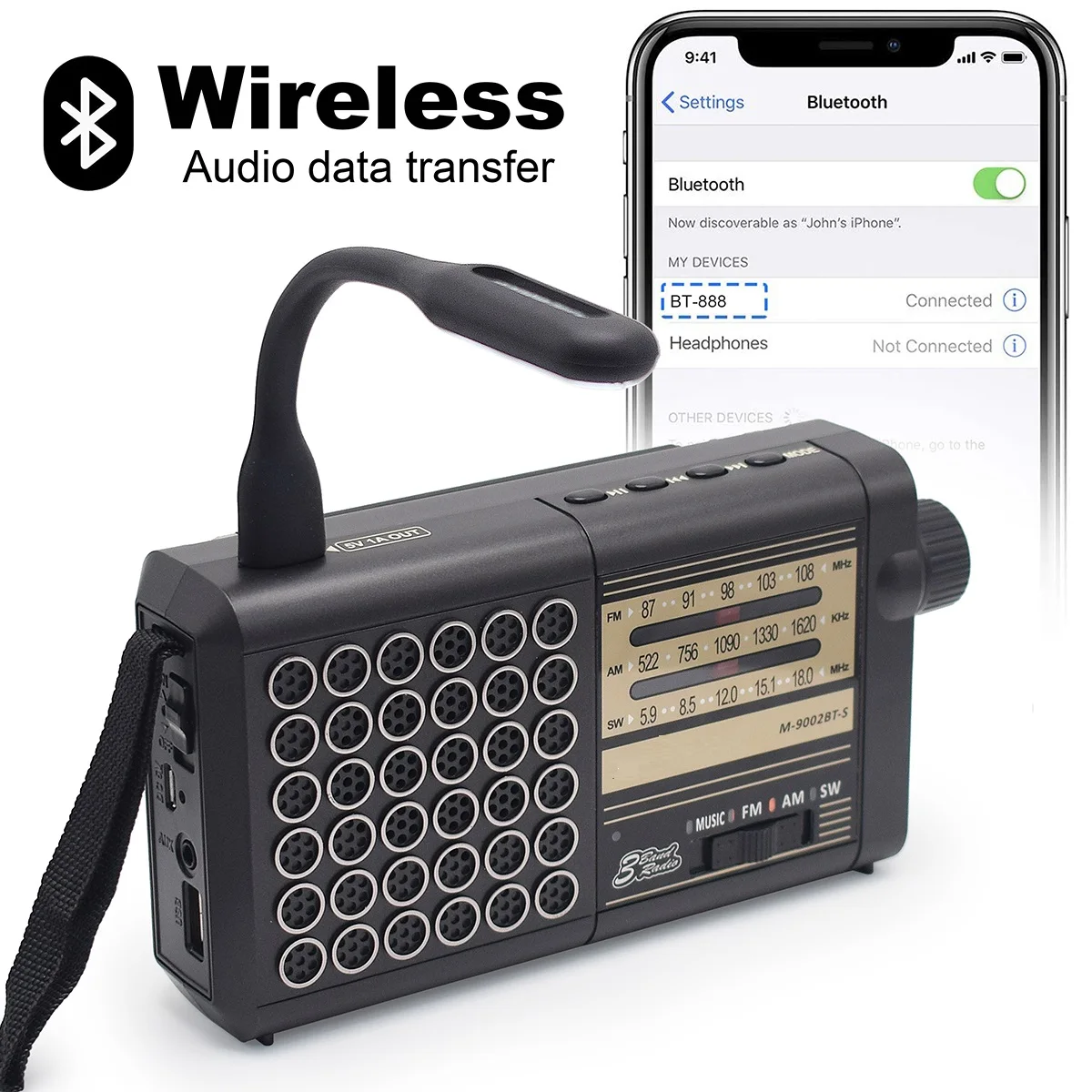 M-9002BTS Portable Multi-Band Radio 4 M-9002BTS Portable Multi-Band Radio - Image 4