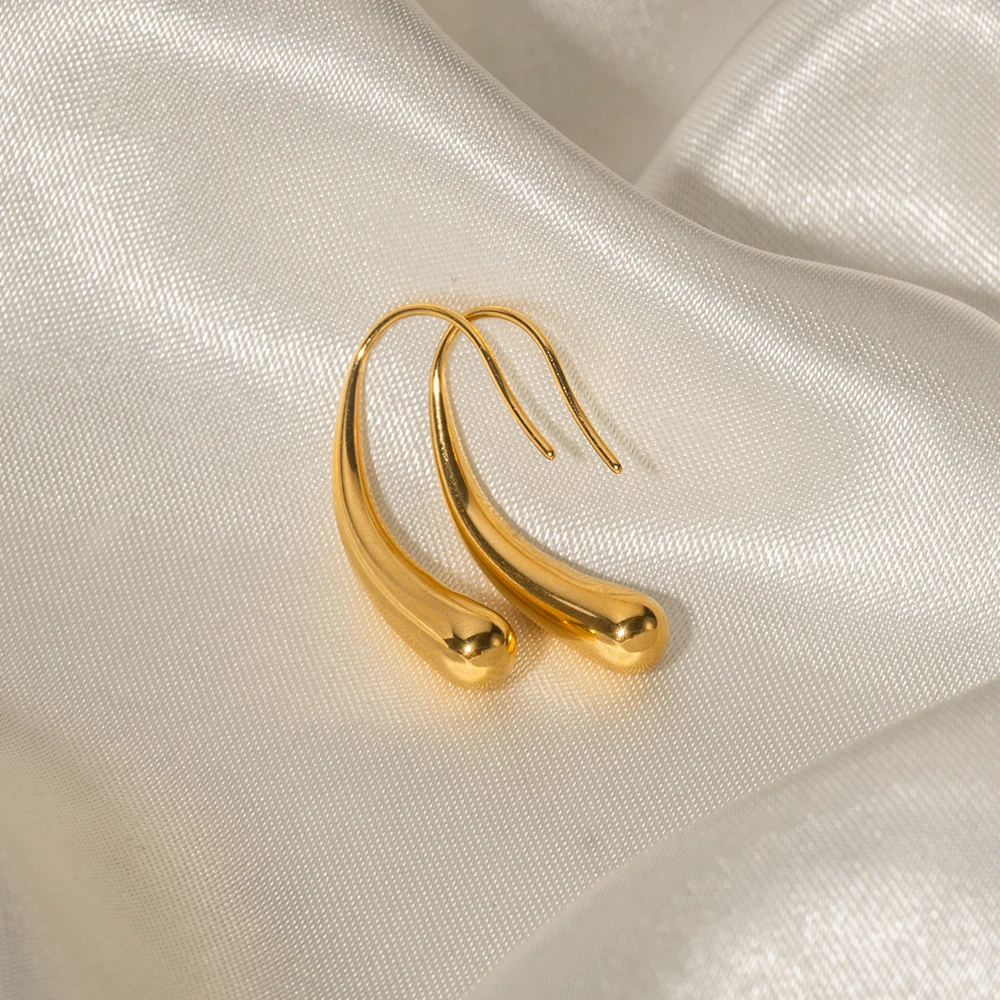 Stainless Steel Drop Earrings for Women 4 Stainless Steel Drop Earrings for Women - Image 4