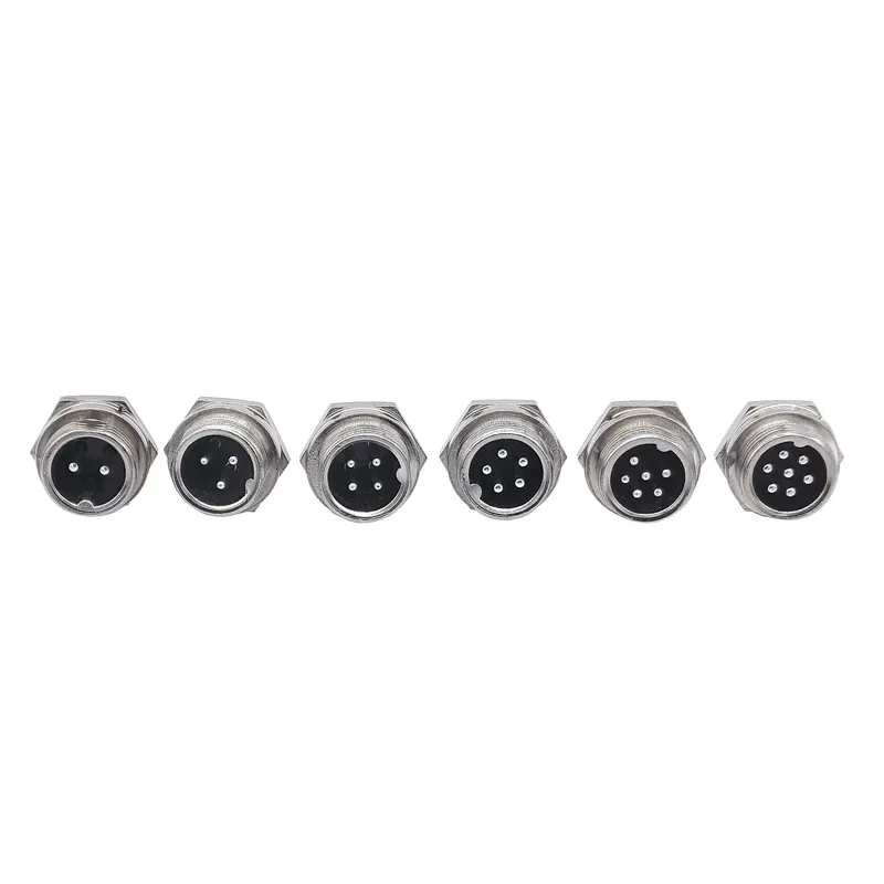 GX12 4-Pin Female Socket Set for Industrial Use 3 GX12 4-Pin Female Socket Set for Industrial Use - Image 3