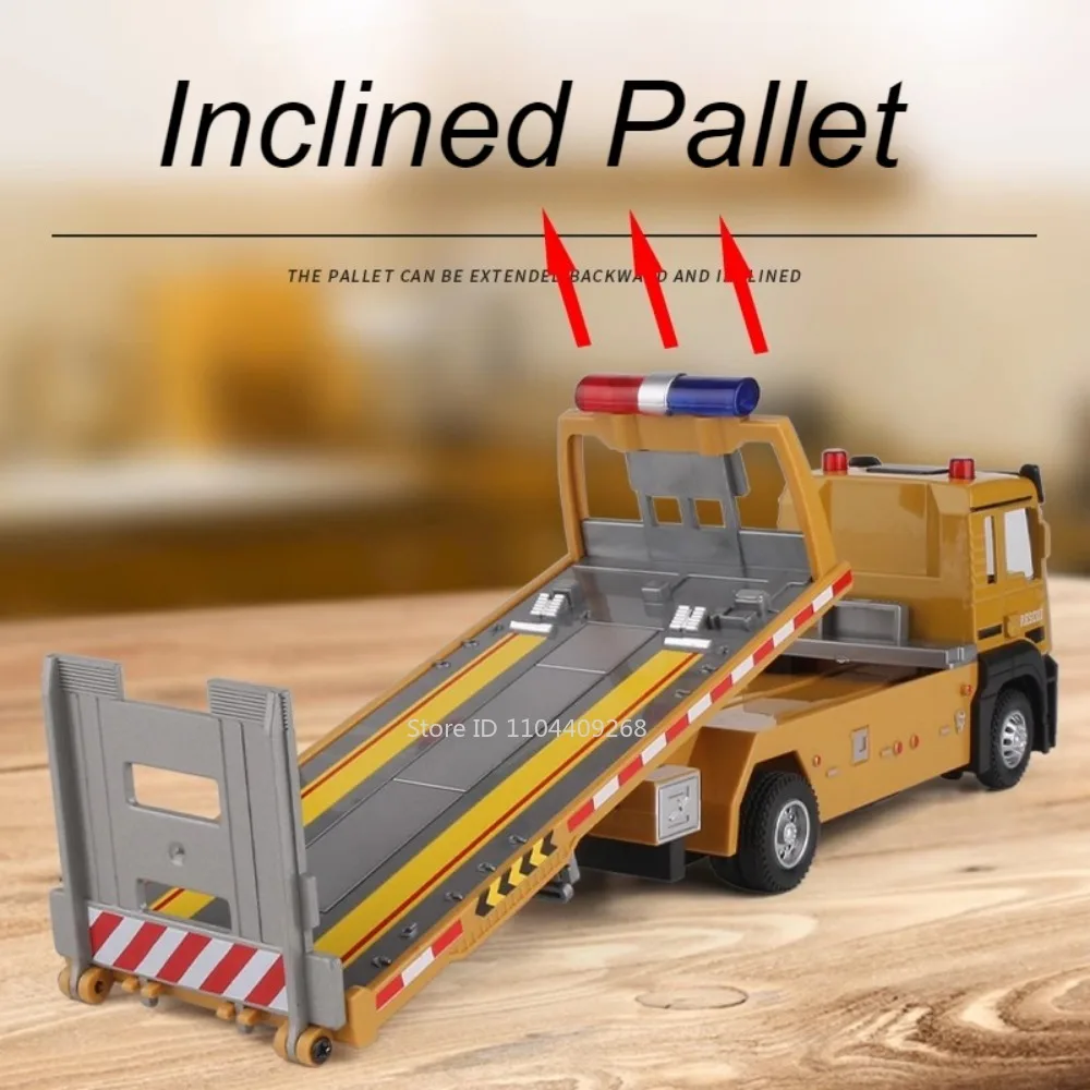 1:32 Scale Rescue Flatbed Truck Model 4 1:32 Scale Rescue Flatbed Truck Model - Image 4
