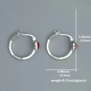 Water Drop Earrings with Synthetic Gems 7 S18a0421c547a44bb8cfb40ec2b545e355