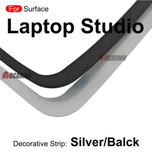 Surface Laptop Studio Decorative U-Shaped Strip in Black or Silver 10 S18aafef005ea4da19a32c97383acd8b0w