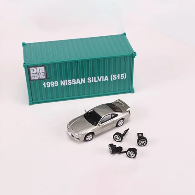 Silver Nissan Silvia S15 Model 1/64 Scale 7 Silver Nissan Silvia S15 Model 1/64 Scale - Image 7