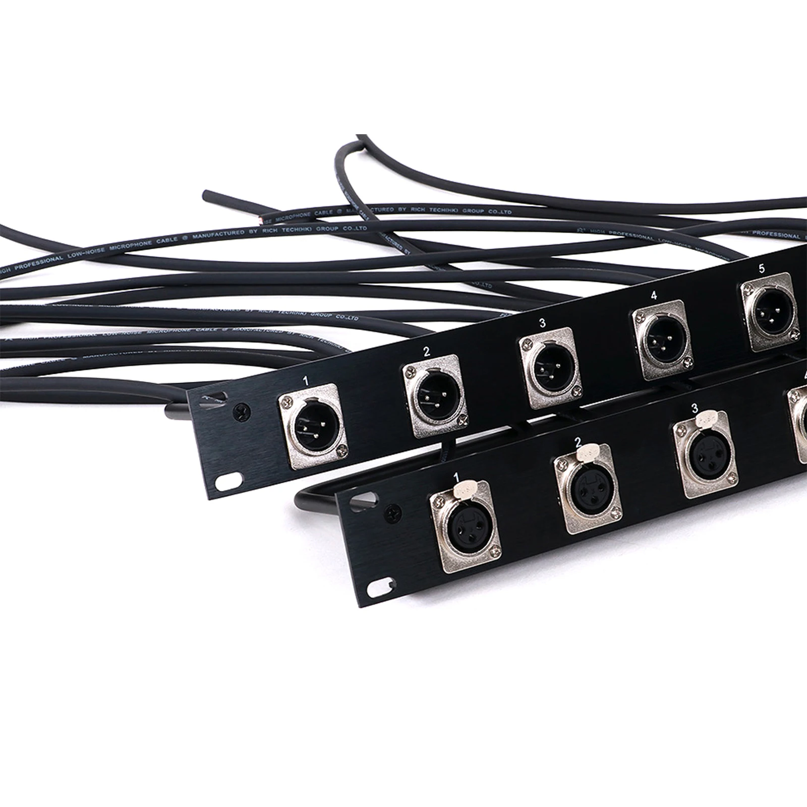 Professional 8-Port XLR Patch Panel for Audio Systems 6 Professional 8-Port XLR Patch Panel for Audio Systems - Image 6