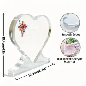 Heart-Shaped Religious Gift for Women 7 S18baa017f5814f8c926890276fcb605eQ