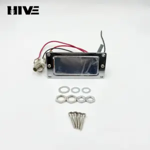 Mini LP Dual-Coil Guitar Pickup with Chrome Finish 11 S18bfe7224b114fc580e4f4b54e522a65y