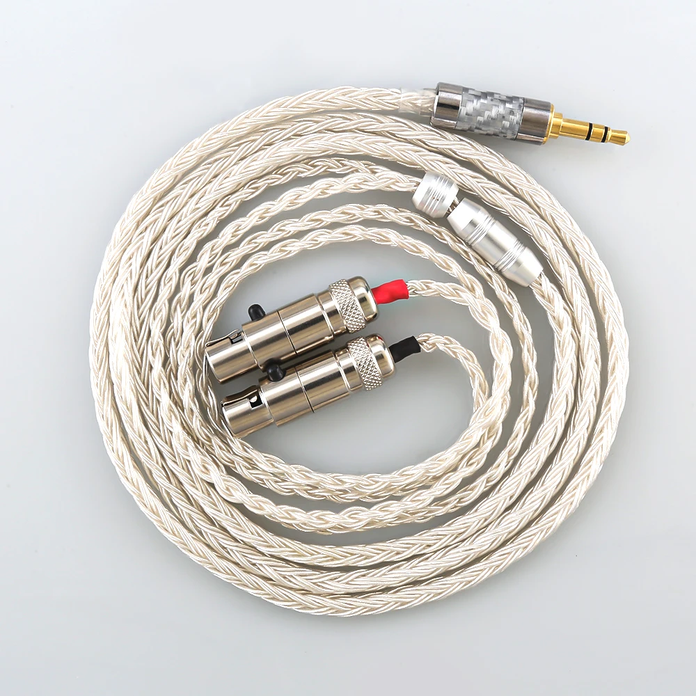 High-Quality 16-Core OCC Silver Headphone Cable 2 High-Quality 16-Core OCC Silver Headphone Cable - Image 2