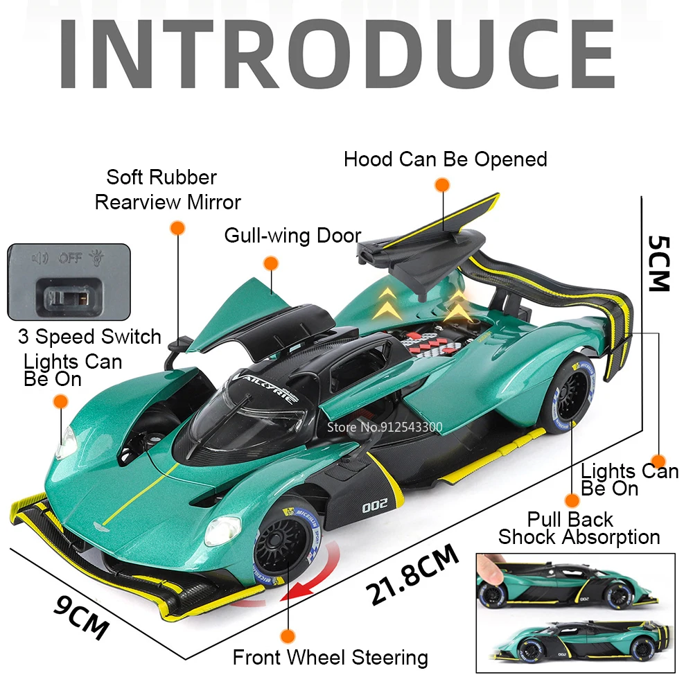 Valkyrie Senna 1:24 Scale Diecast Model 2 Valkyrie Senna 1:24 Scale Diecast Model - Image 2