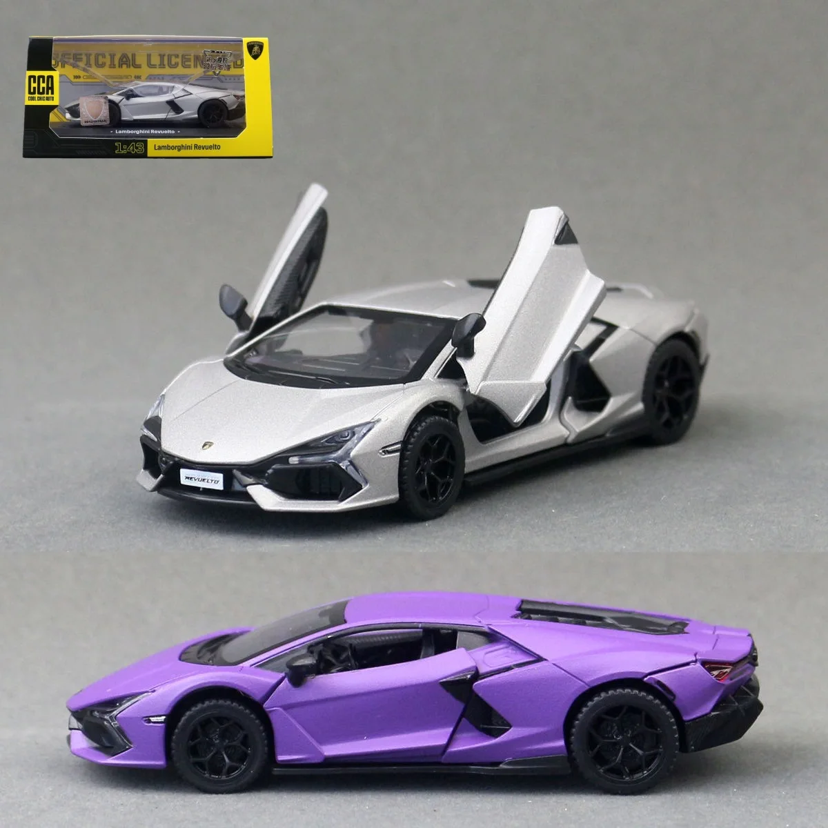 Purple Lamborghini Revuelto Model 1:43 Scale 2 Purple Lamborghini Revuelto Model 1:43 Scale - Image 2