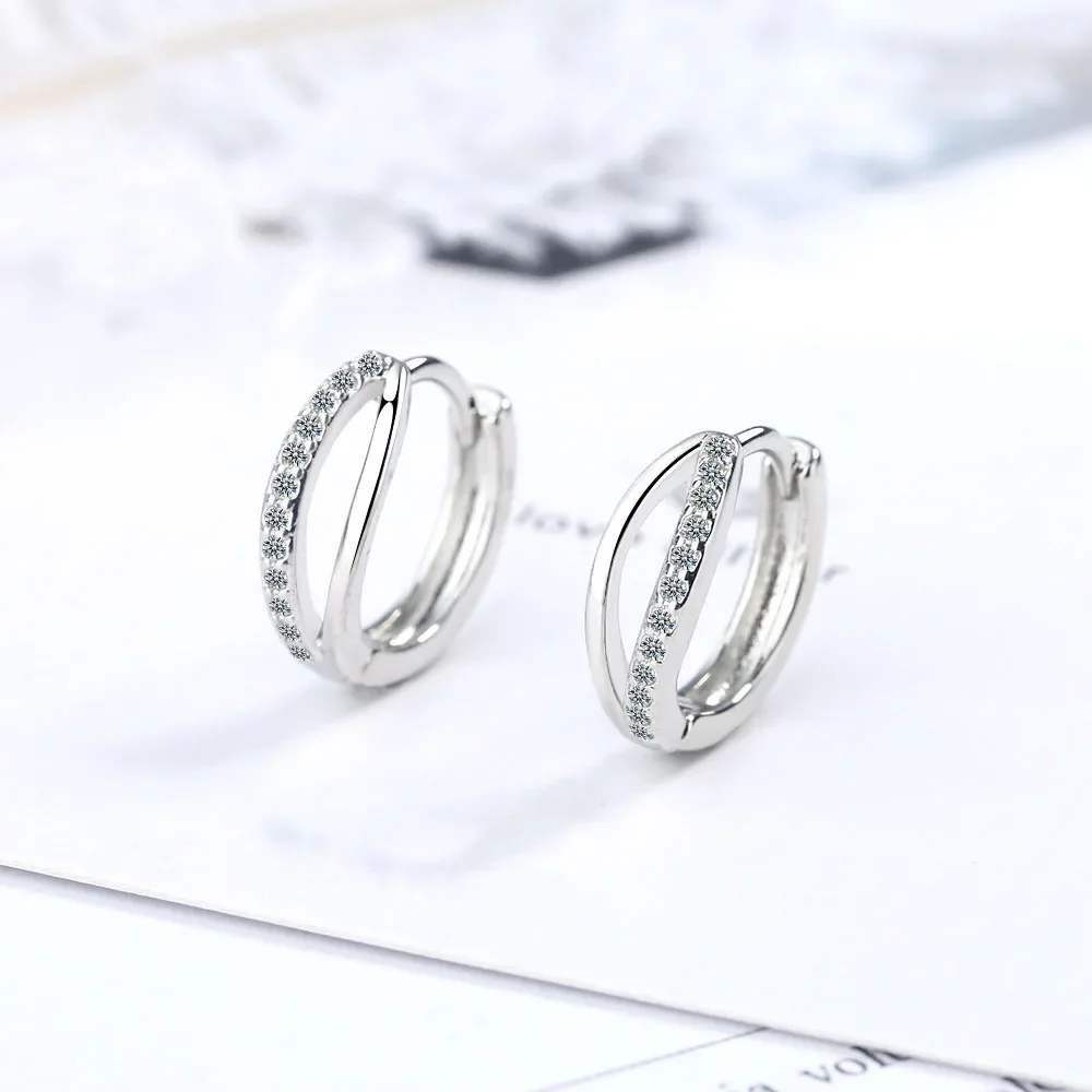 Silver Ring with Zircon Stones Model YS016 3 Silver Ring with Zircon Stones Model YS016 - Image 3