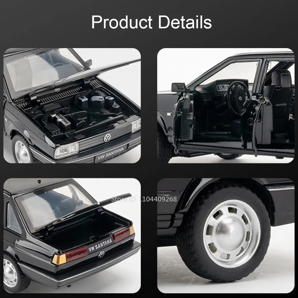 Vintage Red Santana 1:24 Diecast Model Car 4 Vintage Red Santana 1:24 Diecast Model Car - Image 4