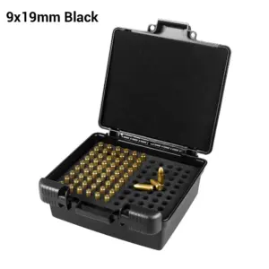 Ammo Storage Box 99 Rounds, Impact-Resistant 19 S193ca21b42f14aa687368d97c580ed056