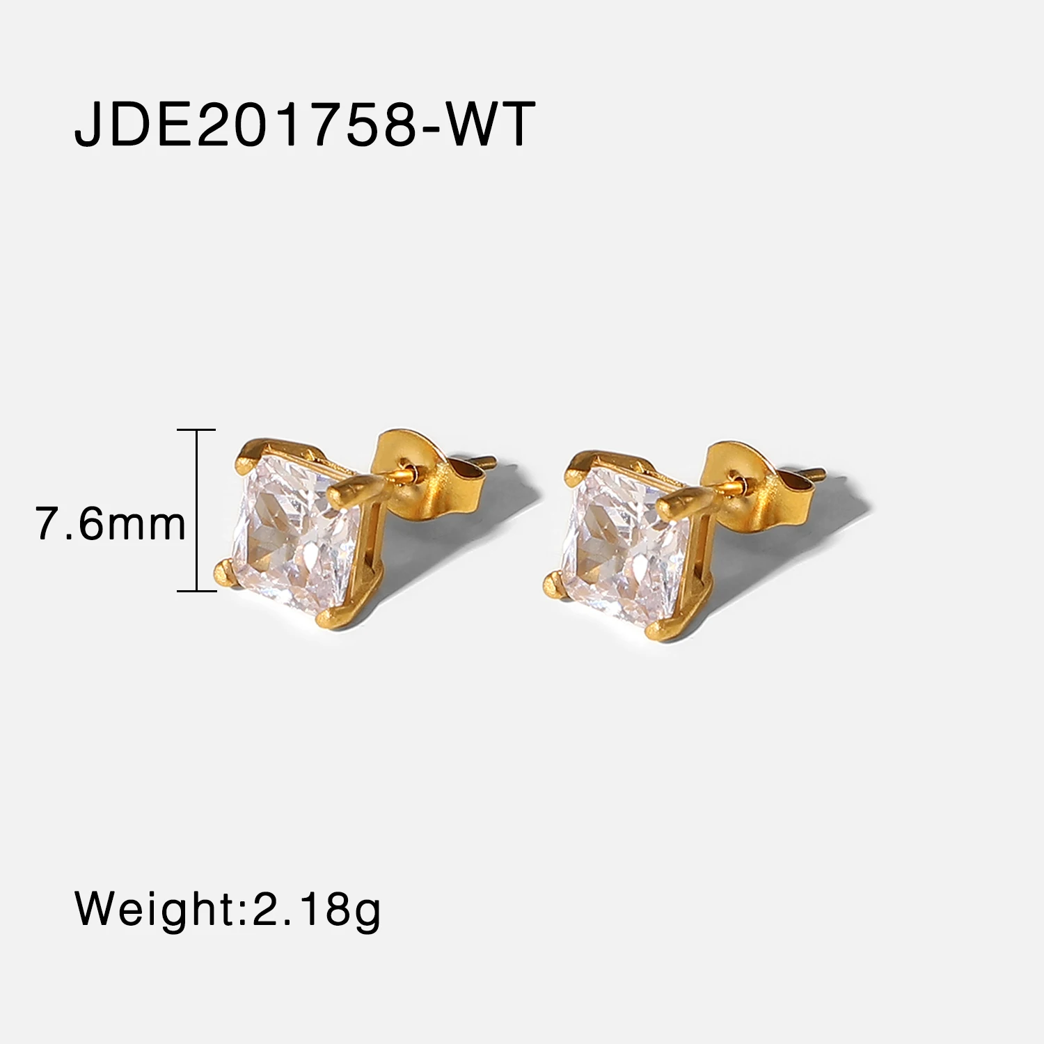 Stainless Steel Water Drop Earrings JDE0105014 7 Stainless Steel Water Drop Earrings JDE0105014 - Image 7