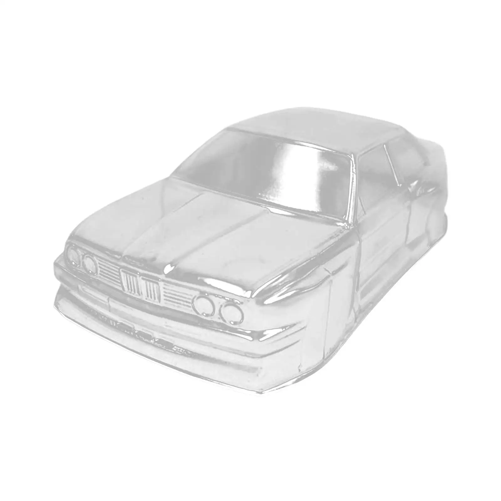 Black 1/28 Scale RC Car Body Shell 2 Black 1/28 Scale RC Car Body Shell - Image 2