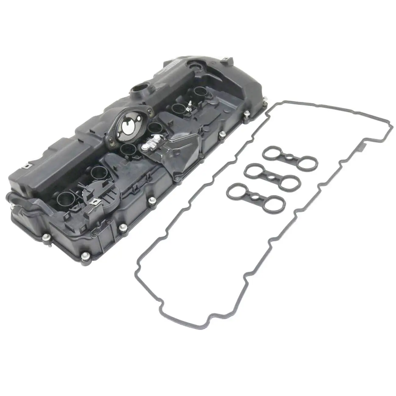 BMW N51 N52 3.0L Engine Valve Cover Black 5 BMW N51 N52 3.0L Engine Valve Cover Black - Image 5