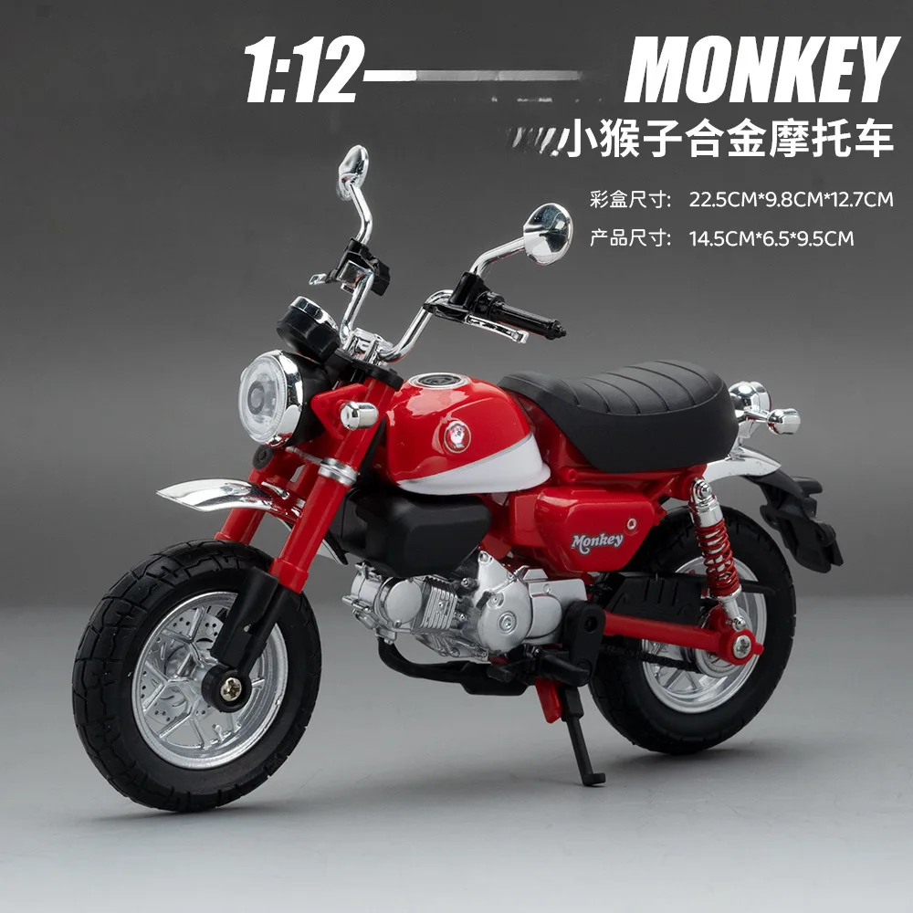 Vibrant Blue 1:12 Honda Monkey Diecast Model 6 Vibrant Blue 1:12 Honda Monkey Diecast Model - Image 6