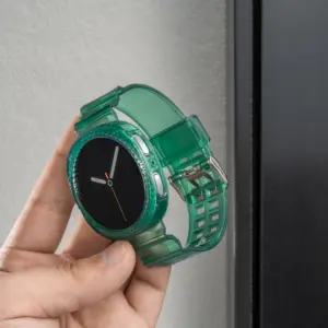 Transparent Silicone Case and Strap for Samsung Galaxy Watch 8 19 S198c166b5fb74abeb9f0f8a0f4cd0e876
