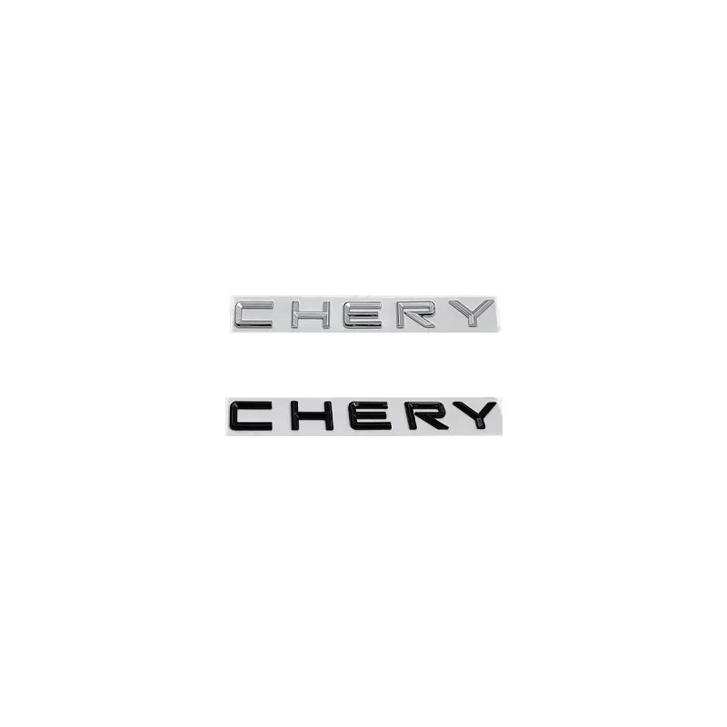 CHERY Badge Set - 3 Sizes, Chrome/Black 3 CHERY Badge Set - 3 Sizes, Chrome/Black - Image 3