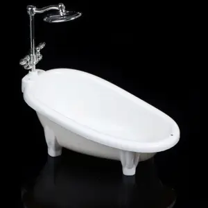 Miniature Dollhouse White Bathtub 16cm 11 S199659326d664f388db97c8ca19e36feu
