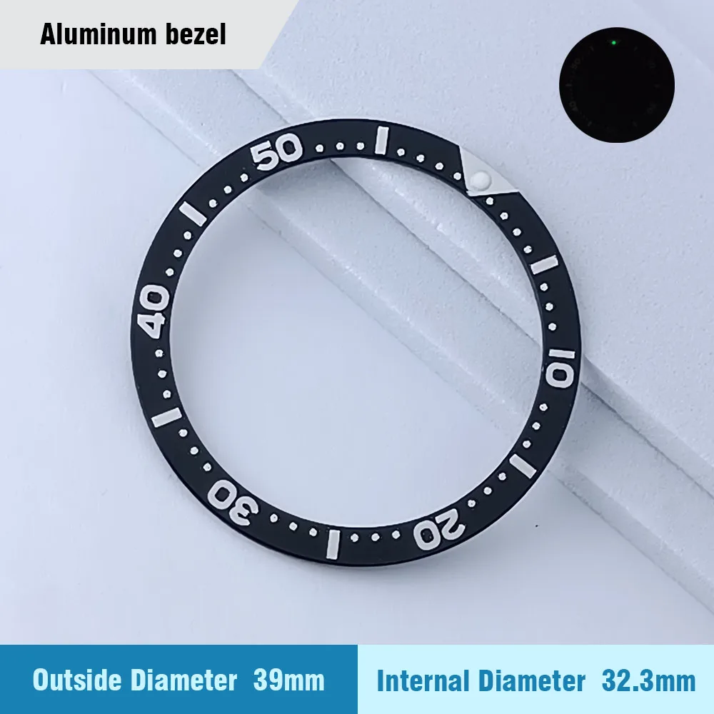 39mm Vibrant Aluminum Watch Bezel Insert for NH35 3 39mm Vibrant Aluminum Watch Bezel Insert for NH35 - Image 3