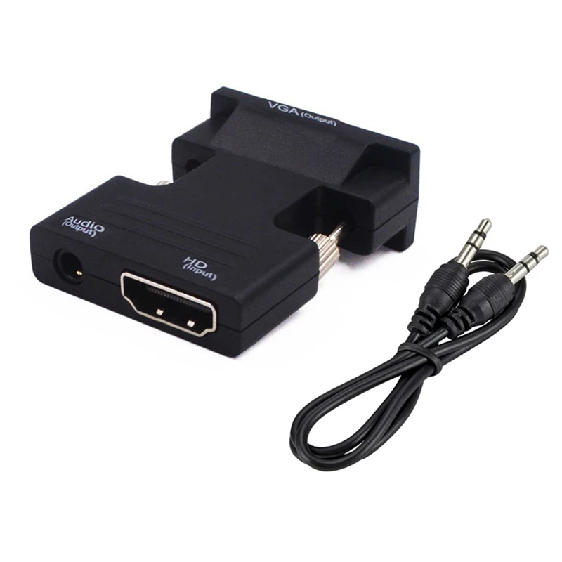 HDMI to VGA Adapter with Audio for PC and Laptop 6 HDMI to VGA Adapter with Audio for PC and Laptop - Image 6