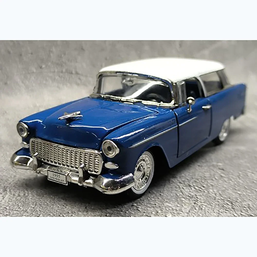 1955 Blue and White Die-Cast Car Model 5 1955 Blue and White Die-Cast Car Model - Image 5
