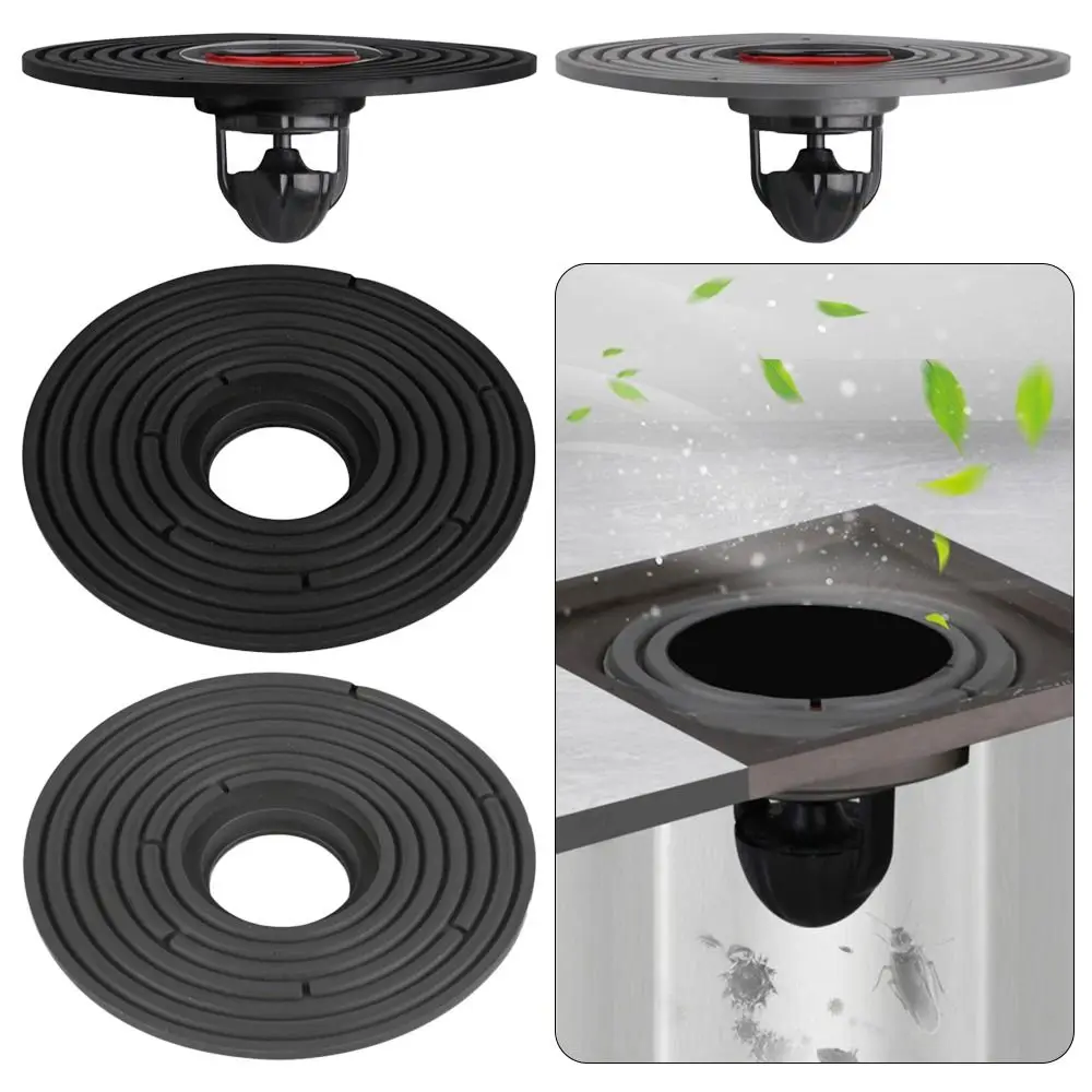Black Bathroom Drain Core 138mm with Sealing Features 2 Black Bathroom Drain Core 138mm with Sealing Features - Image 2