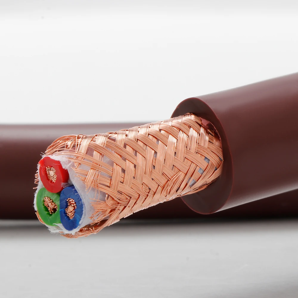 High-End OCC Copper Braid Audio Cable 16mm 3 High-End OCC Copper Braid Audio Cable 16mm - Image 3