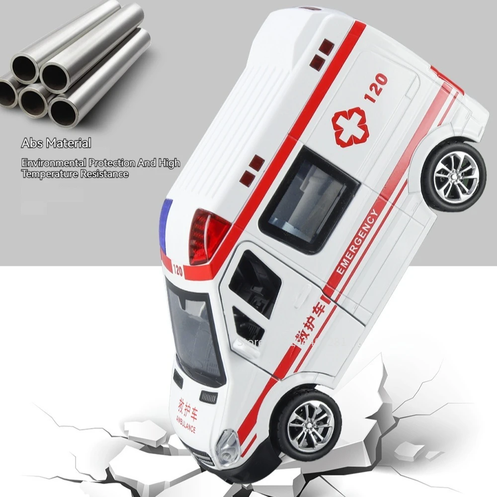 1:32 Scale Diecast Ambulance Model 6 1:32 Scale Diecast Ambulance Model - Image 6