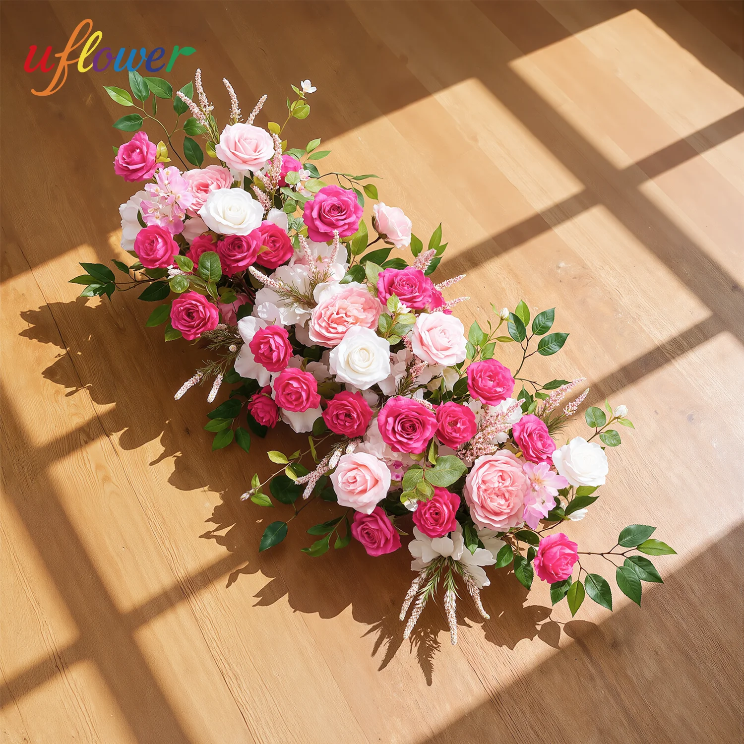 Artificial Rose Floral Row for Decor 3 Artificial Rose Floral Row for Decor - Image 3