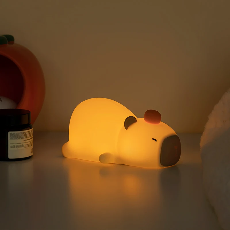 Cute Capybara Night Light with Rechargeable Battery 7 Cute Capybara Night Light with Rechargeable Battery - Image 7