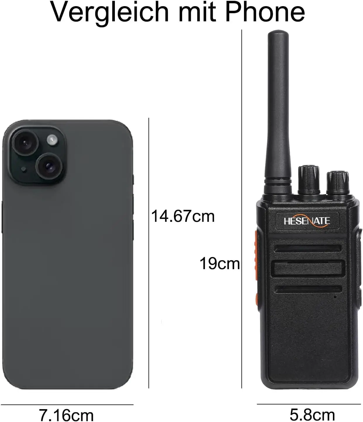 HESENATE HT66 5-Piece Walkie Talkie Set 3 HESENATE HT66 5-Piece Walkie Talkie Set - Image 3