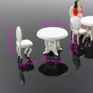 Miniature Vintage Dining Set for 1:25 Scale 5 S1a34ce193f554efbb2d766ad24d84013j